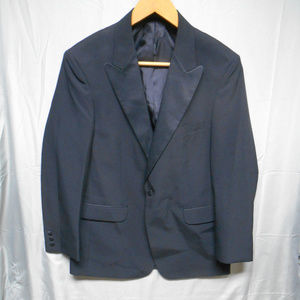 Southeastern black 1 button suit jacket blazer 40R
